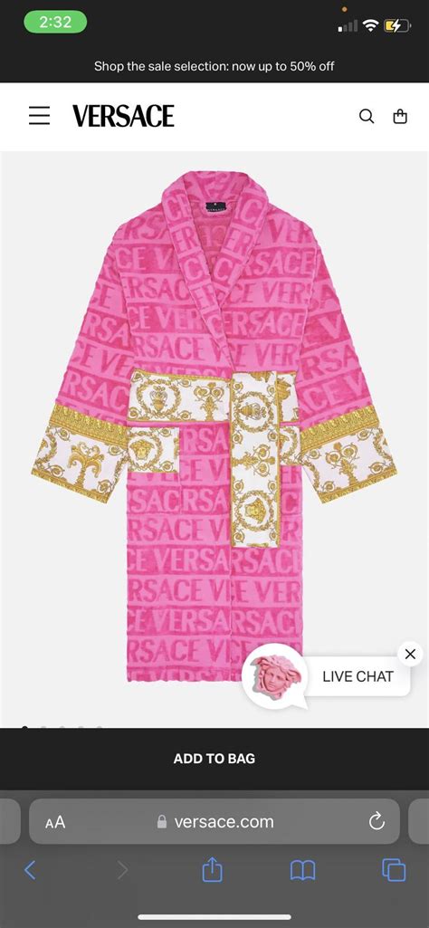 versace robe reps